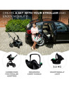KCMIPRFXBLK0000,Scoica Auto Kinderkraft Mink Pro I-size 40-75 Cm + Baza Zestaw Black