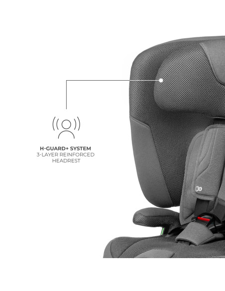 KCFI2GO0GRY0000,Scaun Auto Kinderkraft Fix2go 76-150 Cm, Grey