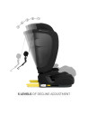 KCFI2GO0BLK0000,Scaun Auto Kinderkraft Fix2go 76-150 Cm, Black