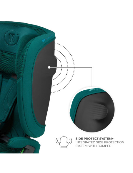 KCFI2GO0GRE0000,Scaun Auto Kinderkraft Fix2go 76-150 Cm, Green