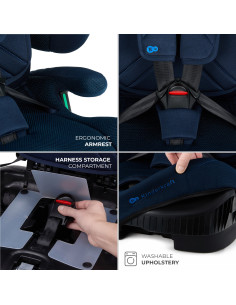 KCFI2GO0NAV0000,Scaun Auto Kinderkraft Fix2go 76-150 Cm, Navy 2