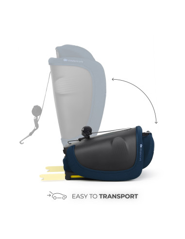 KCFI2GO0NAV0000,Scaun Auto Kinderkraft Fix2go 76-150 Cm, Navy