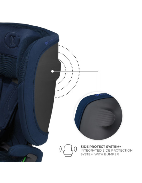 KCFI2GO0NAV0000,Scaun Auto Kinderkraft Fix2go 76-150 Cm, Navy