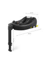 KCENSAFXBLK0000,Baza Isofix 360 Kinderkraft Endura Safe Fx, Black