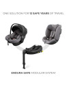 KCENSAFXBLK0000,Baza Isofix 360 Kinderkraft Endura Safe Fx, Black