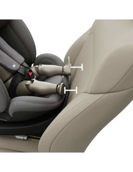 KCENSAFXBLK0000,Baza Isofix 360 Kinderkraft Endura Safe Fx, Black