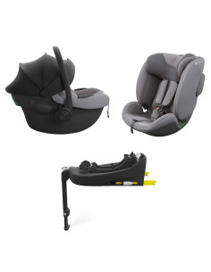 KCENSA00GRY3000,Sistem Modular Auto Kinderkraft Endura Safe, Grey