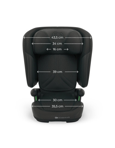 KCUNIT02BLK0000,Scaun Auto Kinderkraft Unity2 100-150 Cm, Black