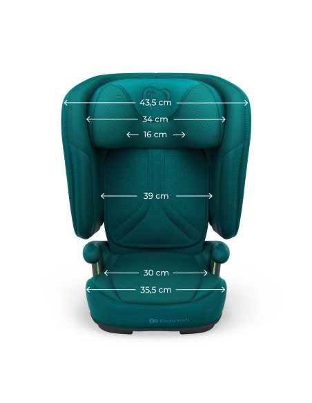 KCUNIT02GRE0000,Scaun Auto Kinderkraft Unity2 100-150 Cm, Green