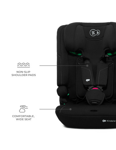 KCICOM00BLK0000,Scaun Auto Kinderkraft Comfy 75-150 Cm, Black