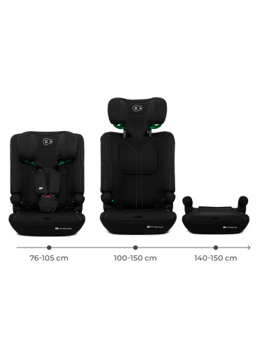 KCICOM00BLK0000,Scaun Auto Kinderkraft Comfy 75-150 Cm, Black