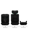 KCICOM00BLK0000,Scaun Auto Kinderkraft Comfy 75-150 Cm, Black