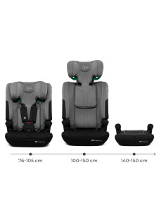 KCICOM00DGR0000,Scaun Auto Kinderkraft Comfy 75-150 Cm, Dk Grey 2