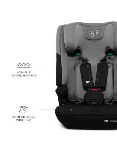 KCICOM00DGR0000,Scaun Auto Kinderkraft Comfy 75-150 Cm, Dk Grey