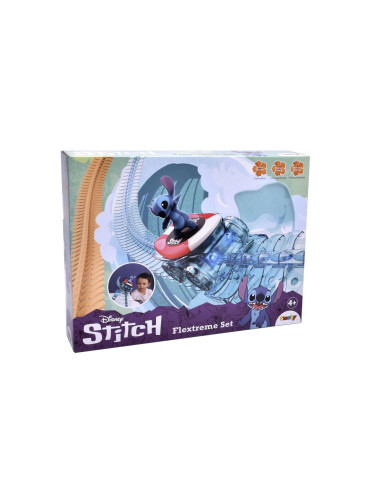 VV-7600180927,Smoby Disney Stitch Pista De Curse Flextreme Set