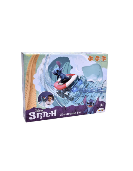 VV-7600180927,Smoby Disney Stitch Pista De Curse Flextreme Set