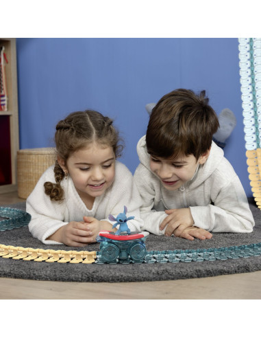 VV-7600180927,Smoby Disney Stitch Pista De Curse Flextreme Set