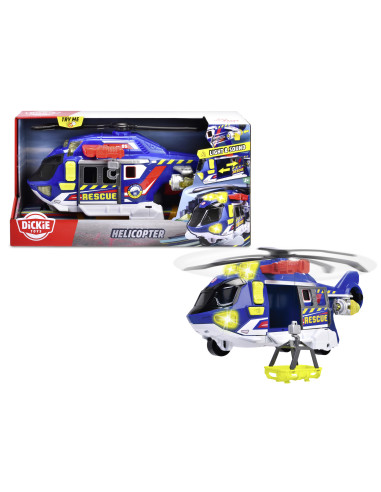 VV-203307002,Dickie Toys Elicopter Cu Lumini Si Sunete 39cm