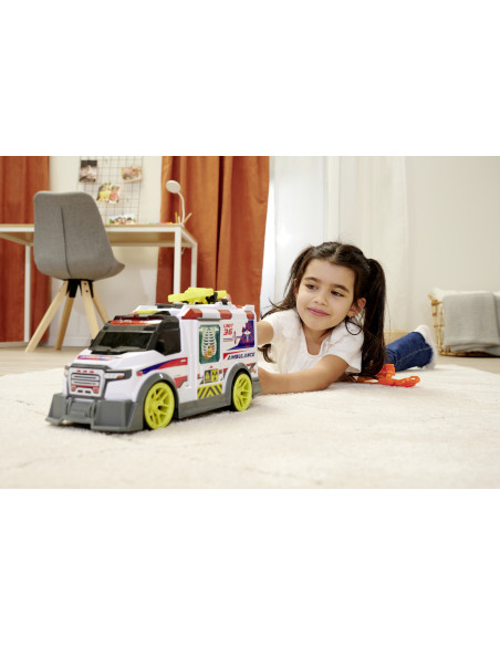 VV-203307003,Dickie Toys Ambulanta Cu Lumini Si Sunete 35.5cm