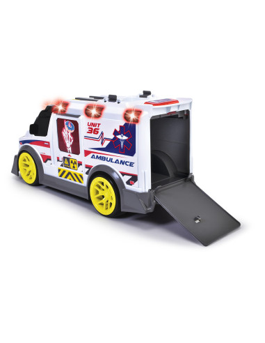 VV-203307003,Dickie Toys Ambulanta Cu Lumini Si Sunete 35.5cm