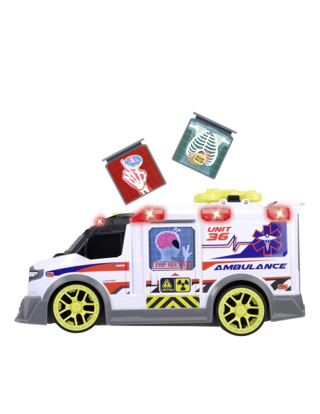 VV-203307003,Dickie Toys Ambulanta Cu Lumini Si Sunete 35.5cm