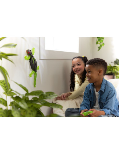 VV-6070281,Hex Bots Soparla Cataratoare Gecko Verde Cu Telecomanda