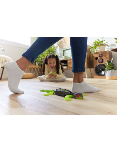 VV-6070281,Hex Bots Soparla Cataratoare Gecko Verde Cu Telecomanda