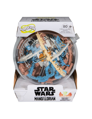 VV-6073465,Perplexus Star Wars The Mandalorian Labirint 3d Cu 80 De Obstacole