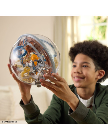 VV-6073465,Perplexus Star Wars The Mandalorian Labirint 3d Cu 80 De Obstacole