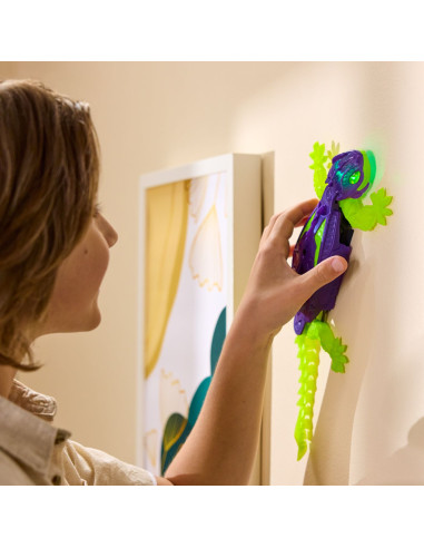 VV-6075451,Hex Bots Soparla Cataratoare Gecko Mov Cu Telecomanda