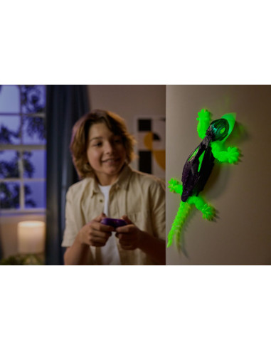 VV-6075451,Hex Bots Soparla Cataratoare Gecko Mov Cu Telecomanda