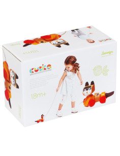 KC-13616,Jucarie din lemn, cubika, “prietena mea pisicuta”