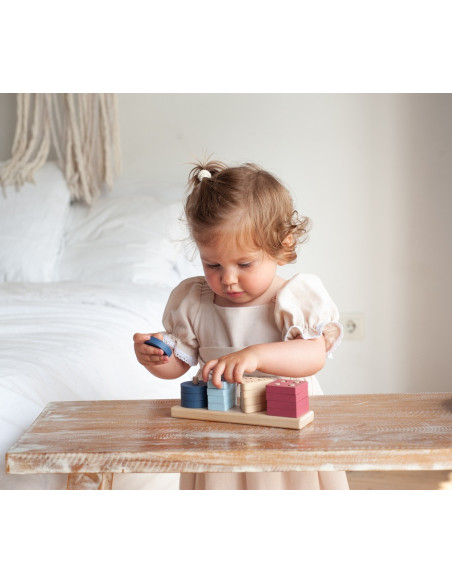 KC-15863,Jucarie din lemn, cubika, sortator forme geometrice 5