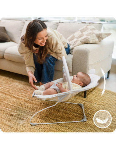 KC-BULE00044,Balansoar bebelusi momi glossy -beige