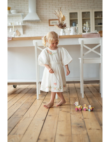 KC-15979,Jucarie din lemn, cubika, ratustele mele - pastel