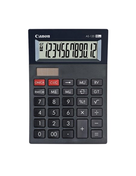 Mini-calculator birou Canon AS120, 12 digits