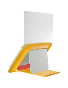 Suport ergonomic pentru laptop LEITZ Ergo Cosy, ajustabil, Galben chihlimbar 2