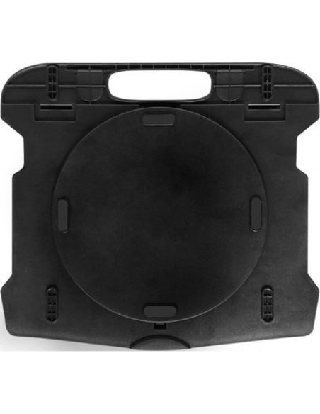 KF14470,Suport laptop Q-Connect, 25.5 x 2.2 x 28 cm, baza pivotanta, Negru