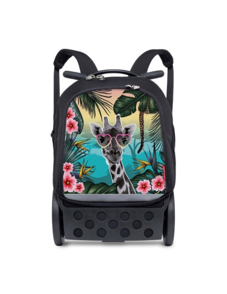 ND-9615,Ghiozdan NIKIDOM Roller Up, 52 x 32.5 x 21 cm, Motiv Safari