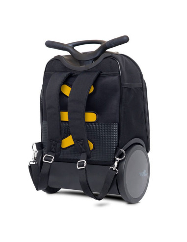 ND-9615,Ghiozdan NIKIDOM Roller Up, 52 x 32.5 x 21 cm, Motiv Safari