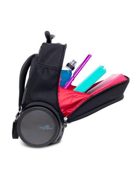 ND-9615,Ghiozdan NIKIDOM Roller Up, 52 x 32.5 x 21 cm, Motiv Safari