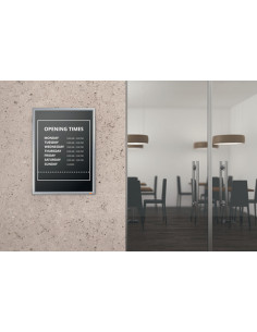 Rama pentru perete NOBO Impression Pro, aluminiu, cu clip, A3, Gri 2