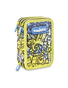 CA-130551,Penar echipat cu 2 compartimente Carioca Comics, Bleu-galben 2