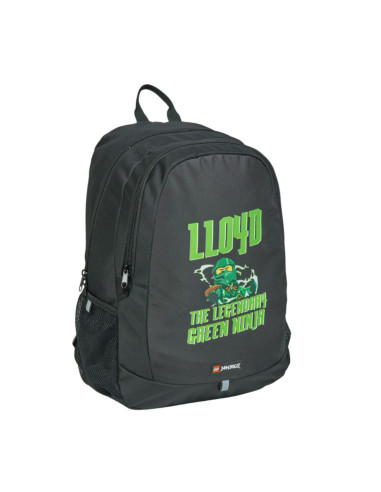 LEGO-LG-20279-2508,Rucsac scoala LEGO Core Line, 40 × 28 × 16 cm, Motiv NinjaGo, Lloyd