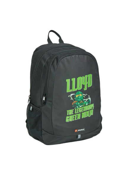 LEGO-LG-20279-2508,Rucsac scoala LEGO Core Line, 40 × 28 × 16 cm, Motiv NinjaGo, Lloyd