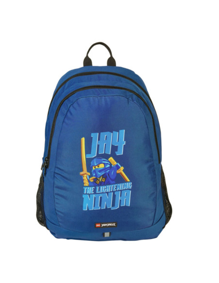 LEGO-LG-20279-2512,Rucsac scoala LEGO Core Line, 40 × 28 × 16 cm, Motiv NinjaGo, Jay