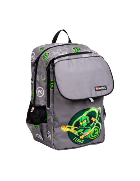 LEGO-LG-20264-2501,Ghiozdan scoala LEGO NinjaGo, 29 × 39 × 22 cm, Elemental Master of Energy