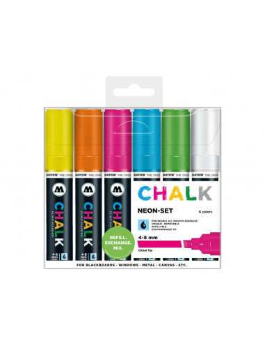 Chalk Marker Neon-Set (4-8 mm),MLW127