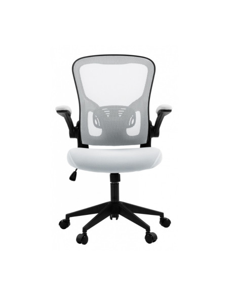 OF-23023231-10,Scaun de birou, brate plastic, rotile, mesh textil/stofa, Office Products Chios - gri