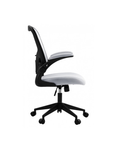 OF-23023231-10,Scaun de birou, brate plastic, rotile, mesh textil/stofa, Office Products Chios - gri